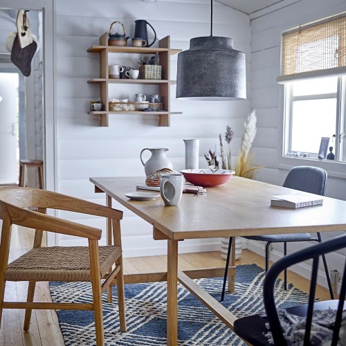 Aura porseleinen blauwe mok Bloomingville