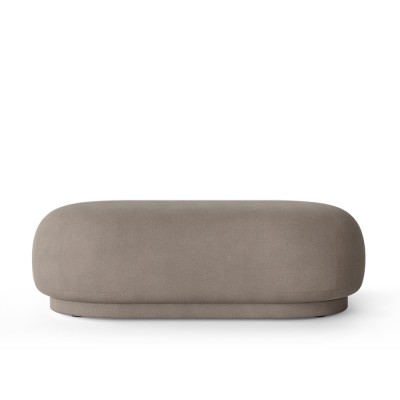 Pouf Rico Gebürstetes warmes Grau Ferm Living