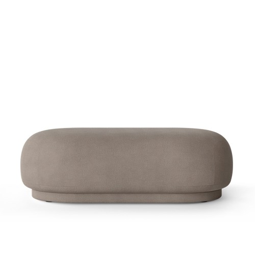Pouf Rico Spazzolato grigio caldo Ferm Living
