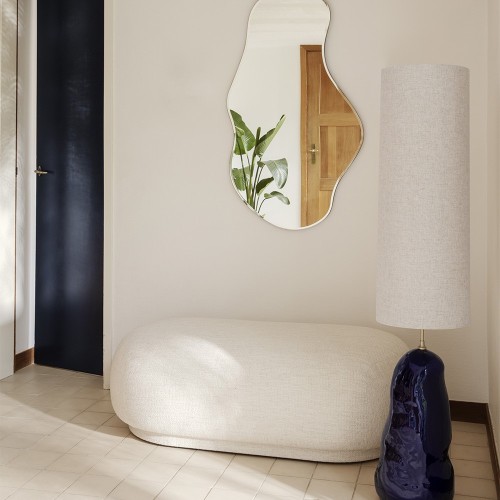 Rico Boucle pouffe white Ferm Living