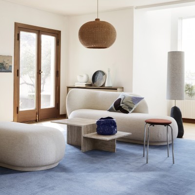 Puf Rico Boucle blanco Ferm Living 2