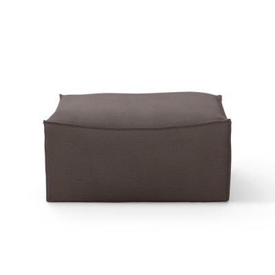 Pouffe Catena square S500 hot madison brown Ferm Living