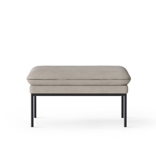 Pouf Turn in cotone e lino naturale Ferm Living