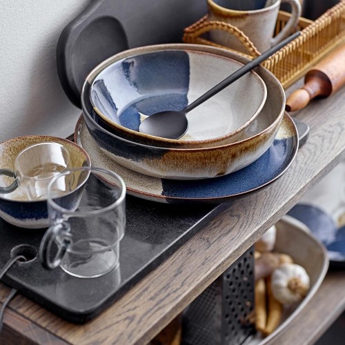 Assiette Jules gris grès M Bloomingville