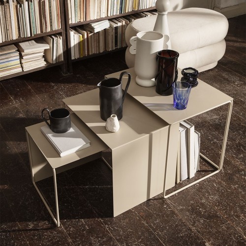Set de trois tables Clusters cachemire Ferm Living
