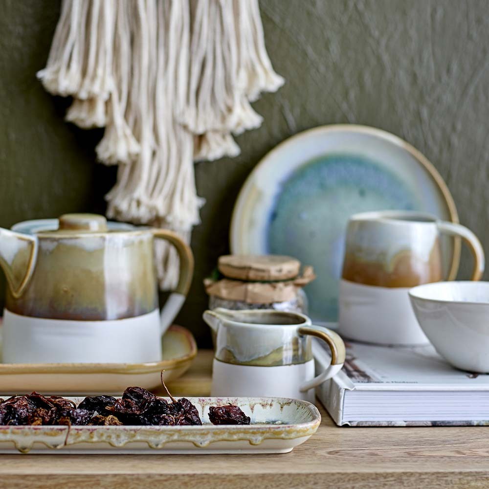 Piatto erica arenaria verde Bloomingville