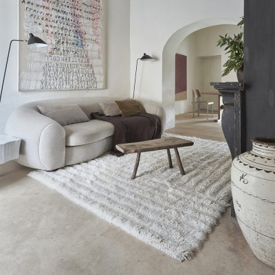 Tapis Woolable Dunes Sheep blanc L Lorena Canals