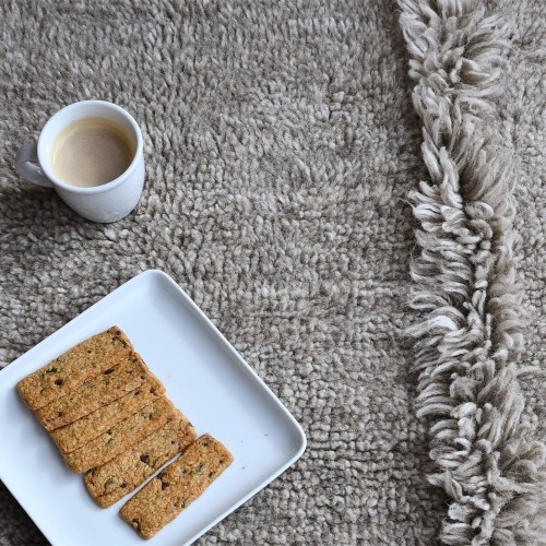 Woolable rug Tundra Sheep gray S Lorena Canals