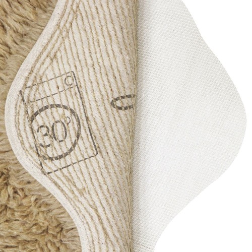 Wollen vloerkleed Woolly Sheep beige Lorena Canals