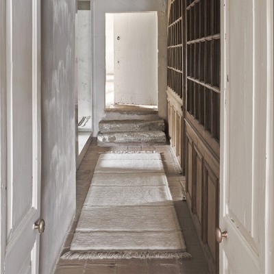 Woolable Steppe Sheep rug white R Lorena Canals