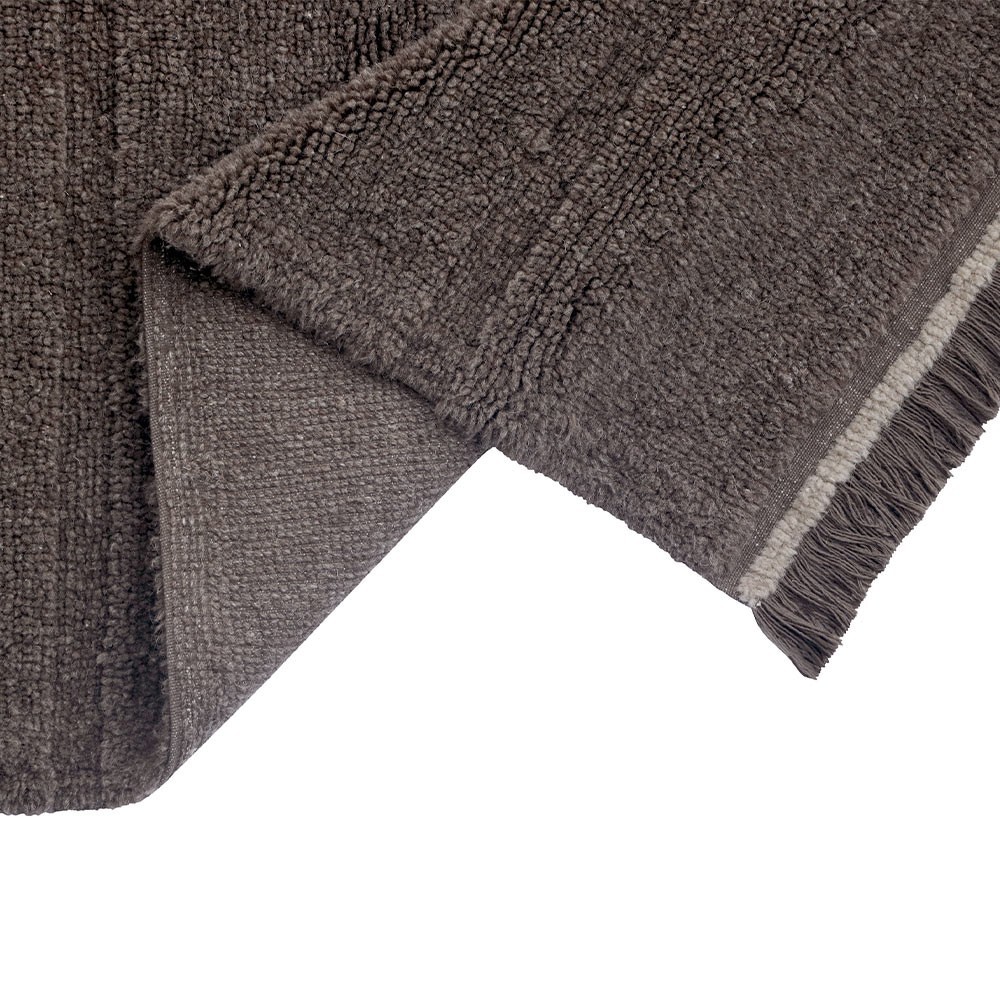 Steppenschaf Wollteppich braun XL Lorena Canals