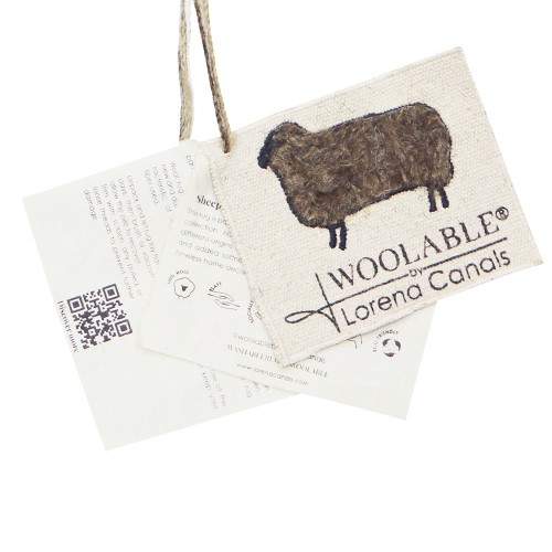 Wollteppich Steppe Schaf braun L Lorena Canals