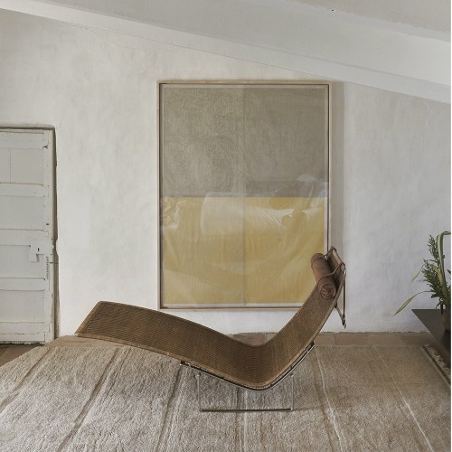 Wollteppich Steppe Schaf beige XL Lorena Canals