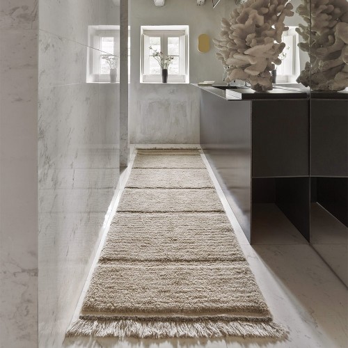 Wollteppich Steppe Schaf beige R Lorena Canals