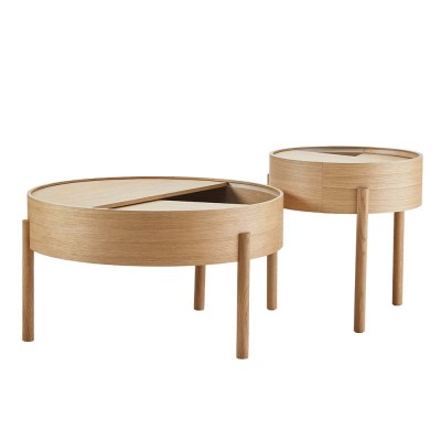 Arc coffee table oiled oak S Woud 2