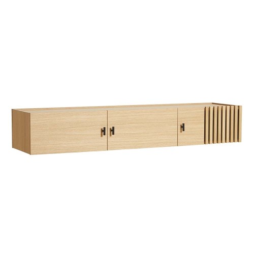 Credenza a parete Array naturale 150 cm Woud