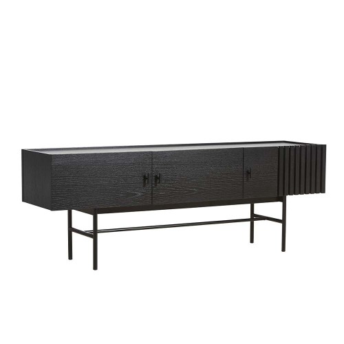 Array niedriges Sideboard schwarz 150 cm Woud