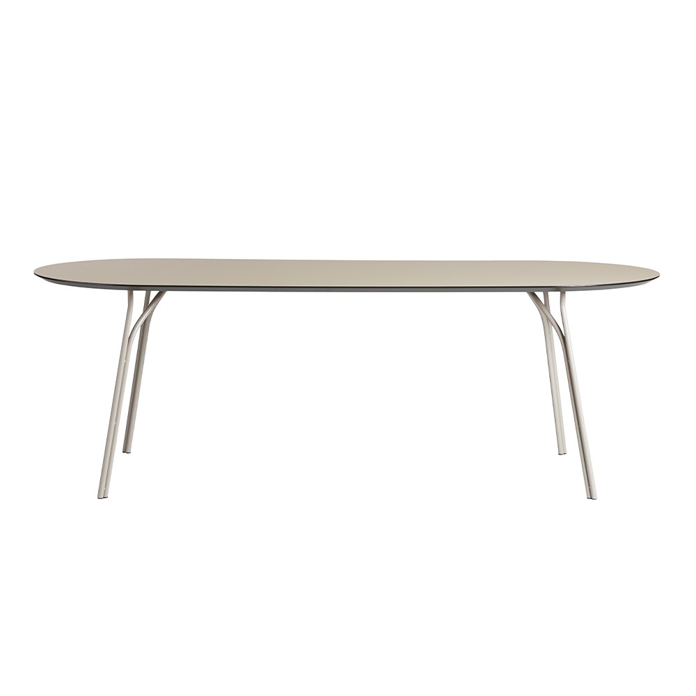 Tree dining table 220 cm beige Woud