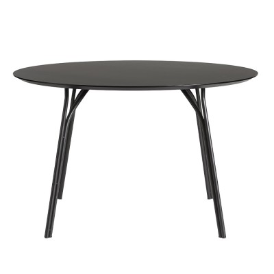Table de salle à manger Tree Ø120 cm noir Woud Woud