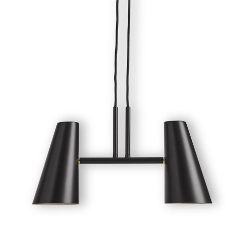 Suspension Cono avec 2 abat-jours Woud