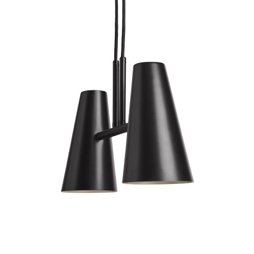 Lampada a sospensione Cono con 2 paralumi Woud