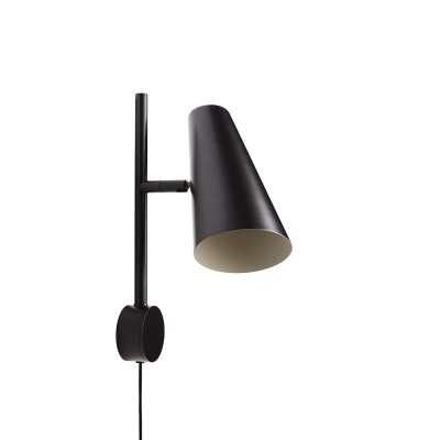Cono Wandleuchte schwarz Woud 2