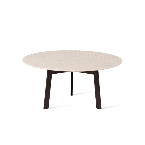 Table basse Groove marbre blanc M Vincent Sheppard