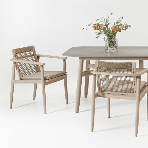 Chaise David teck Vincent Sheppard