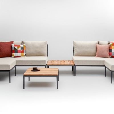 Leo Modularer Couchtisch aus Teakholz Vincent Sheppard 2
