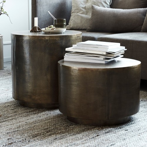 Rota coffee table antique brass M House Doctor