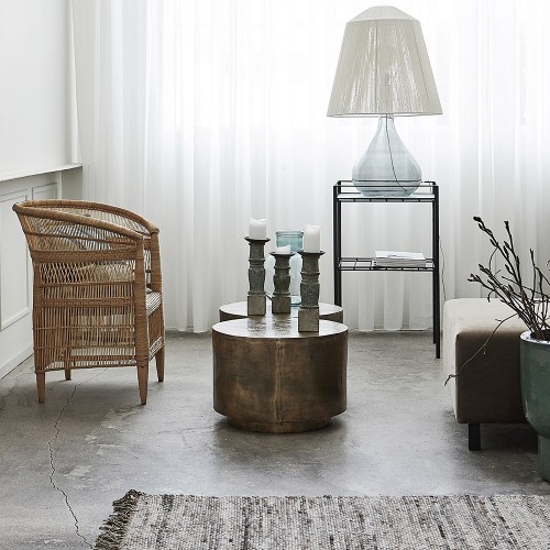 Rota antique brass coffee table S House Doctor