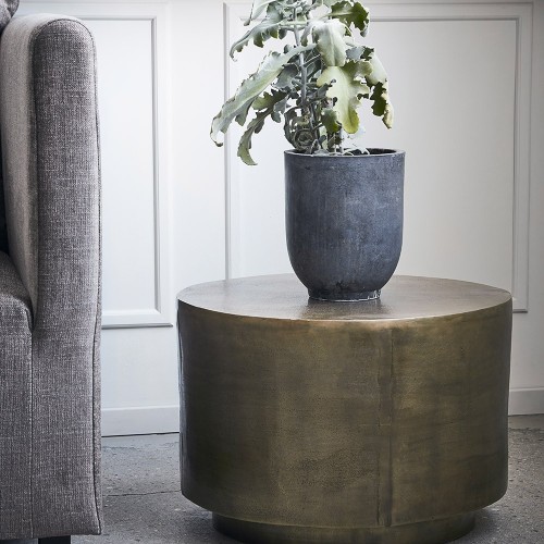 Tavolino Rota ottone antico S House Doctor