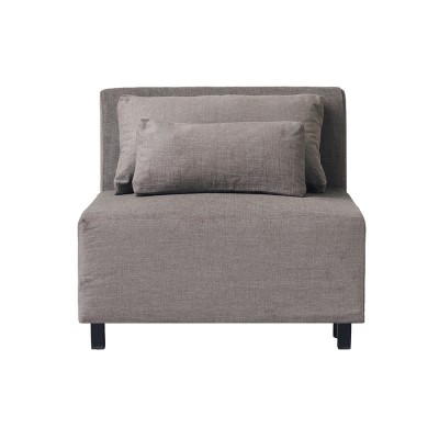 Section centrale de sofa Hazel Night gris marron House Doctor