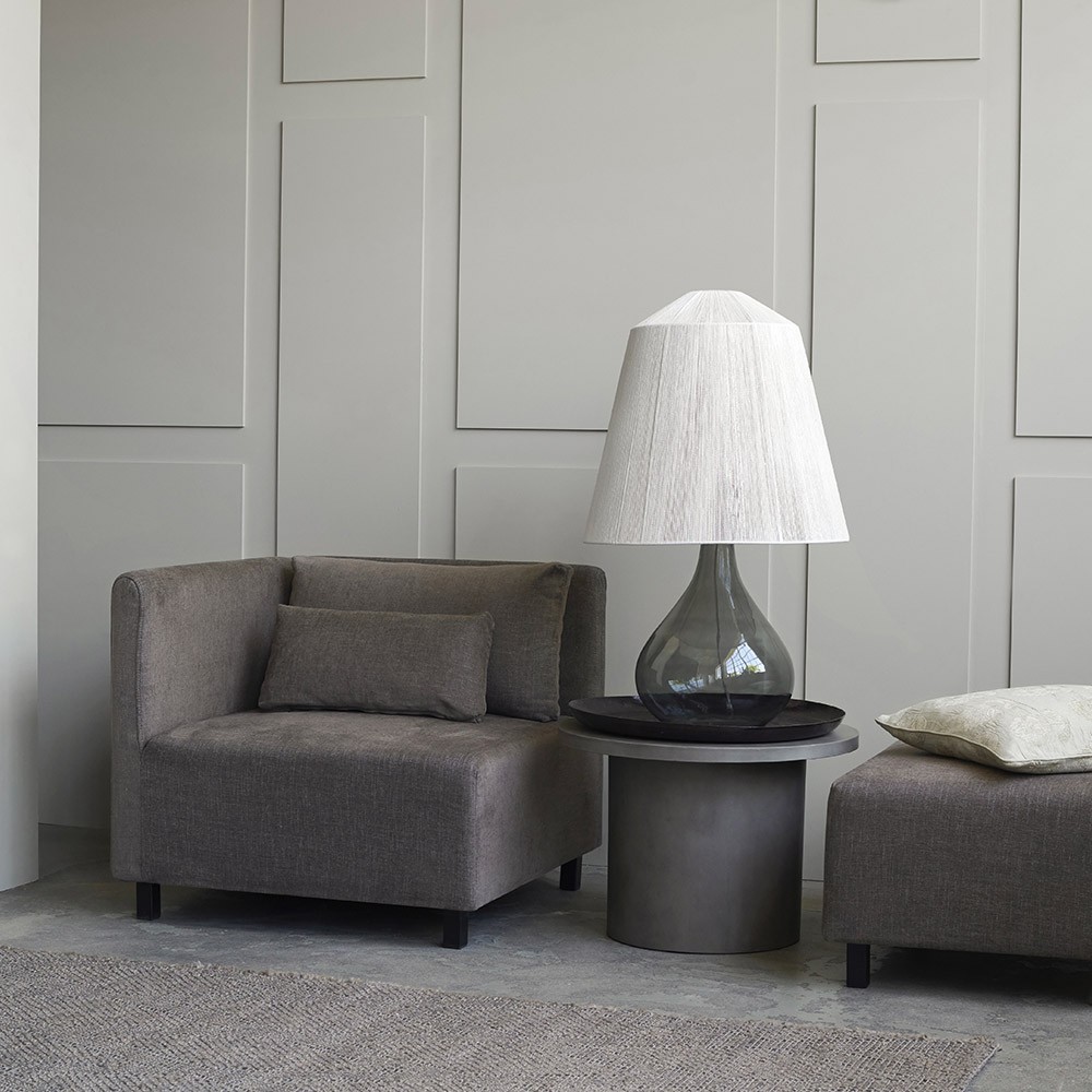 Section centrale de sofa Hazel Night gris marron House Doctor