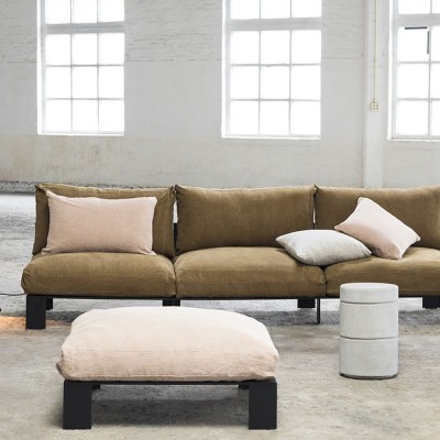 Bea Mombaers apricot indoor footstool Serax 2