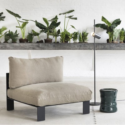Indoor armchair sand Bea Mombaers Serax