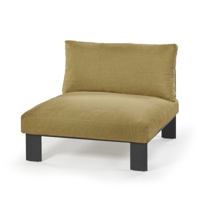 Fauteuil d'intérieur moutarde Bea Mombaers Serax