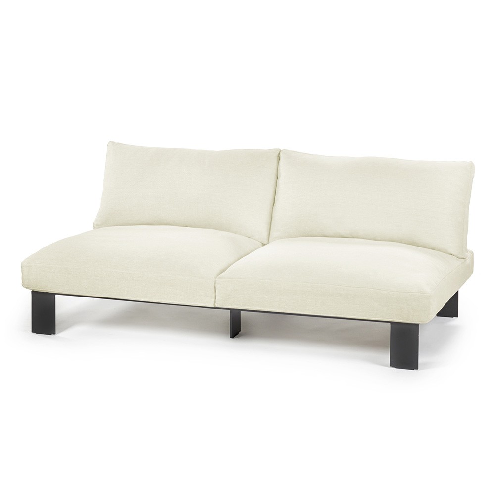 White indoor 2-seater sofa Bea Mombaers Serax