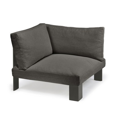 Fauteuil d'angle d'intérieur charbon Bea Mombaers Serax