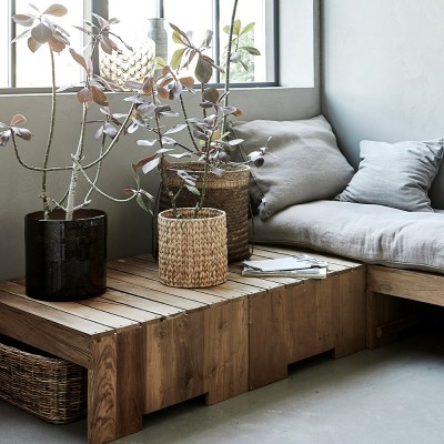 Woodie Couchtisch natur 60x60x50 House Doctor 2