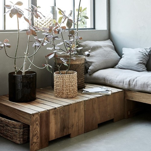 Tavolino Woodie naturale 60x60x50 House Doctor