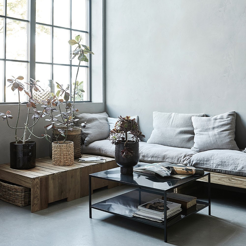 Table basse Woodie naturel 60x60x50 House Doctor