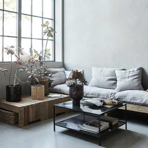 Table basse Woodie naturel 60x60x50 House Doctor