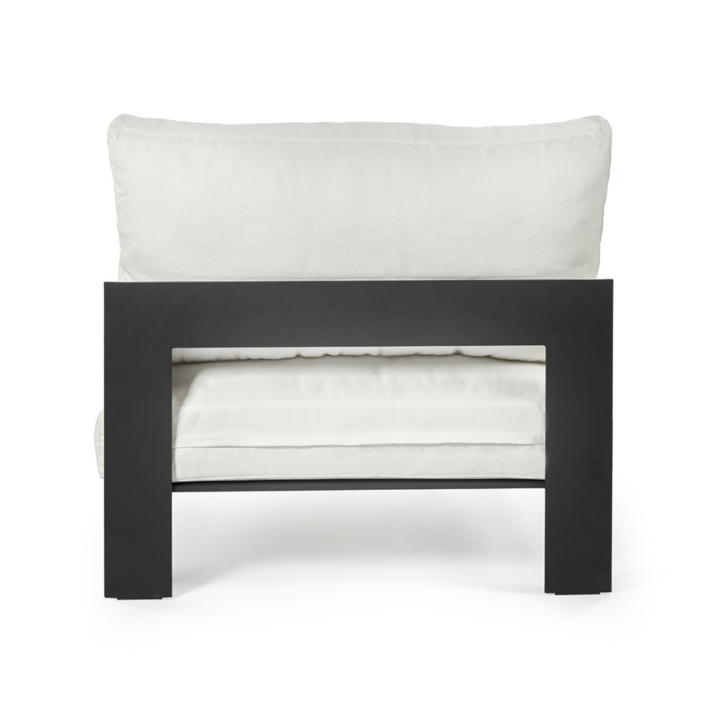 Fauteuil d'extérieur blanc neige Bea Mombaers Serax