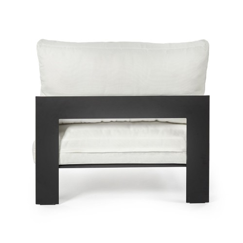 Sillón de exterior blanco nieve de Bea Mombaers Serax