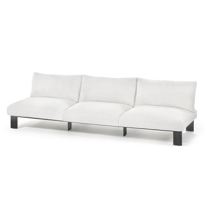 Bea Mombaers 3-seater white outdoor sofa Serax