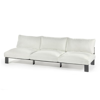 Bea Mombaers 3-Sitzer schneeweißes Outdoor-Sofa Serax Serax