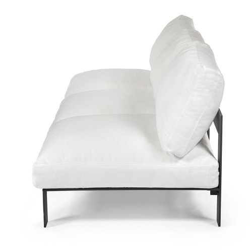 Bea Mombaers 3-Sitzer schneeweißes Outdoor-Sofa Serax