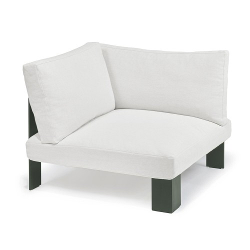 Sillón de esquina para exterior blanco Bea Mombaers Serax