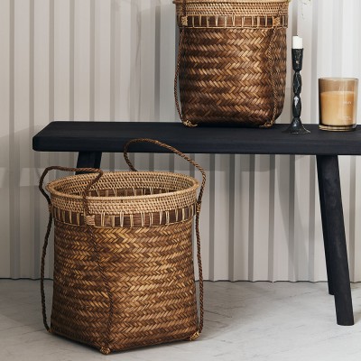 Set of two natural Bali baskets M House Doctor